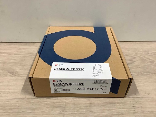 Hp poly blackwire 3320 usb-a headset (27x) - afbeelding 2 van  3