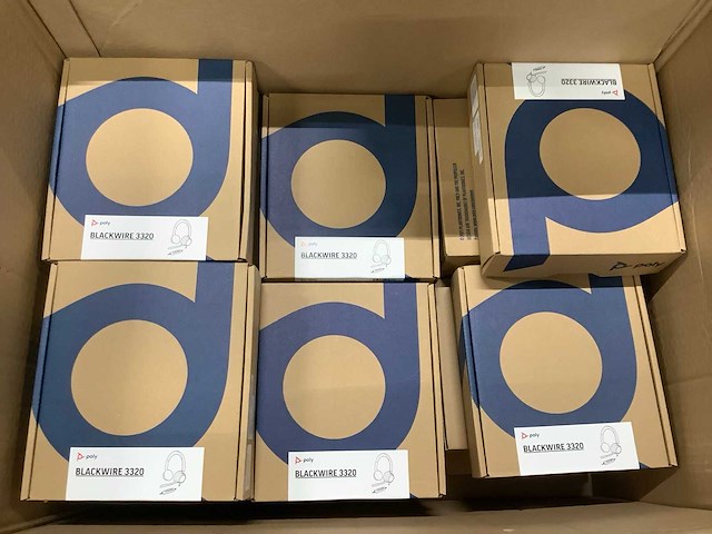 Hp poly blackwire 3320 usb-a headset (27x) - afbeelding 3 van  3