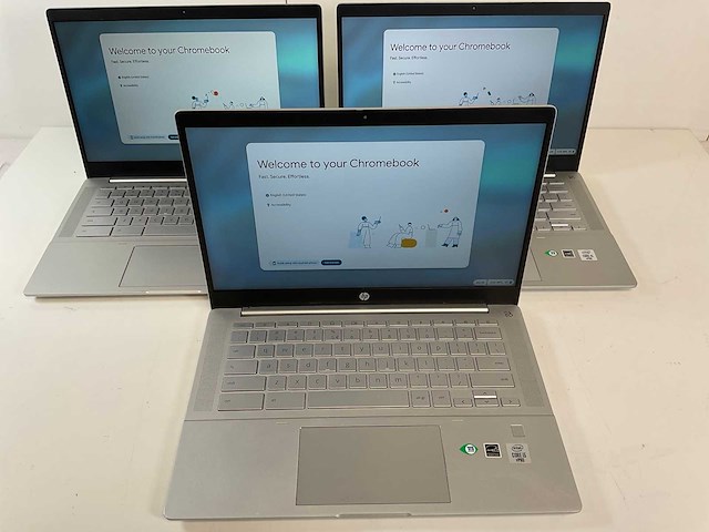 Hp pro c640 13.5”, core(tm) i5 10th gen, 8 gb ram, 64 gb ssd chromebooks (3x) - afbeelding 1 van  9