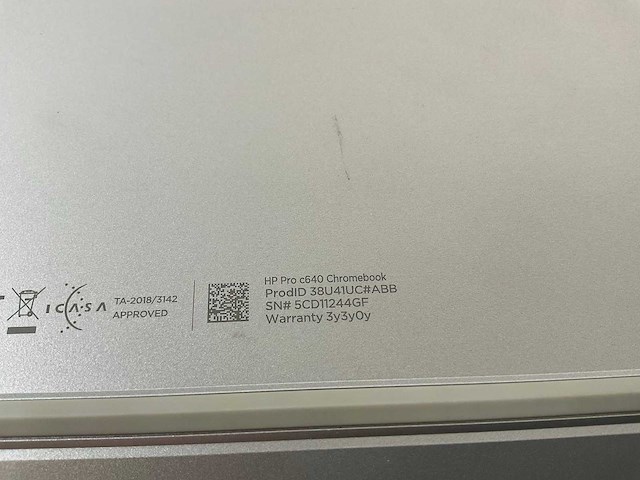 Hp pro c640 13.5”, core(tm) i5 10th gen, 8 gb ram, 64 gb ssd chromebooks (3x) - afbeelding 6 van  14