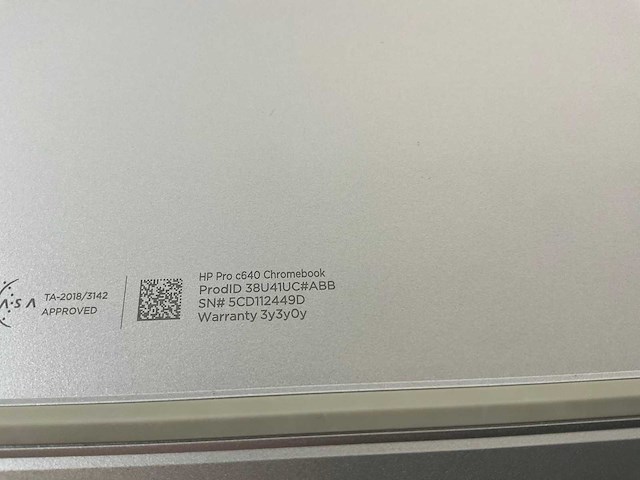 Hp pro c640 13.5”, core(tm) i5 10th gen, 8 gb ram, 64 gb ssd chromebooks (3x) - afbeelding 9 van  14