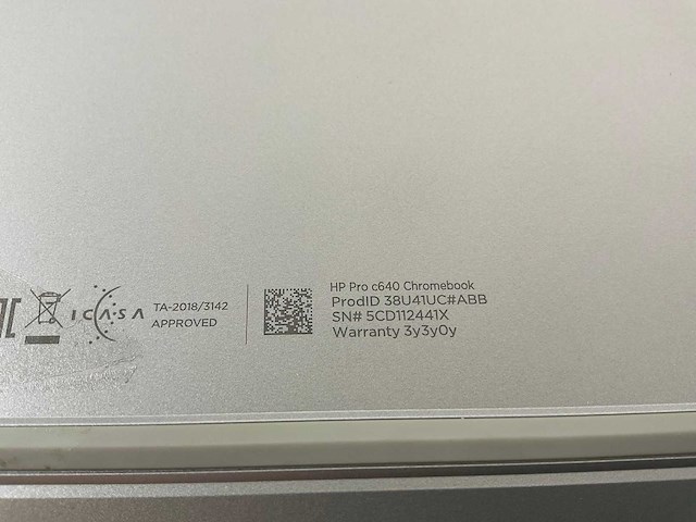 Hp pro c640 13.5”, core(tm) i5 10th gen, 8 gb ram, 64 gb ssd chromebooks (3x) - afbeelding 6 van  17