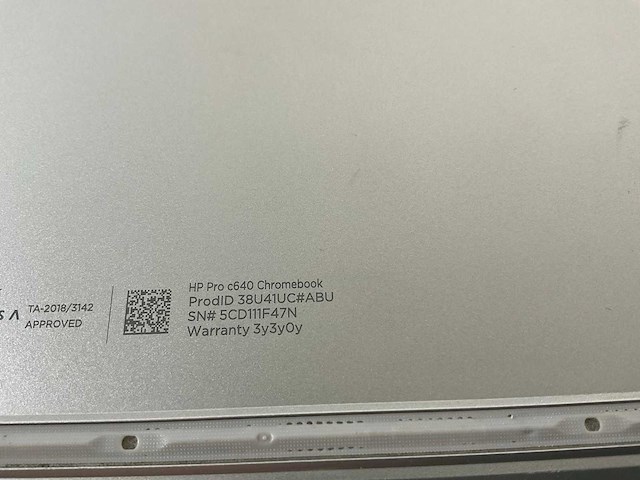 Hp pro c640 13.5”, core(tm) i5 10th gen, 8 gb ram, 64 gb ssd chromebooks (3x) - afbeelding 11 van  17