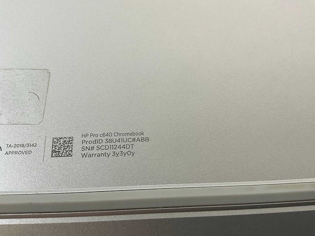 Hp pro c640 13.5”, core(tm) i5 10th gen, 8 gb ram, 64 gb ssd chromebooks (3x) - afbeelding 6 van  17