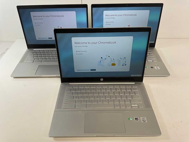 Hp pro c640 13.5”, core(tm) i5 10th gen, 8 gb ram, 64 gb ssd chromebooks (3x) - afbeelding 1 van  21