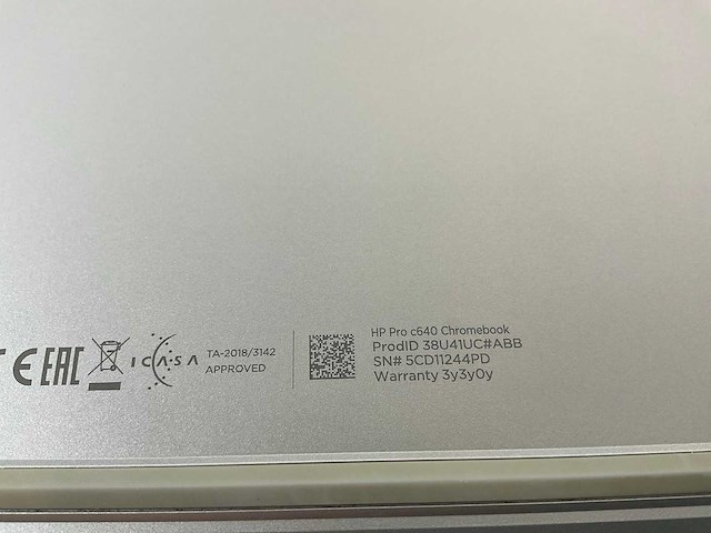 Hp pro c640 13.5”, core(tm) i5 10th gen, 8 gb ram, 64 gb ssd chromebooks (3x) - afbeelding 10 van  16