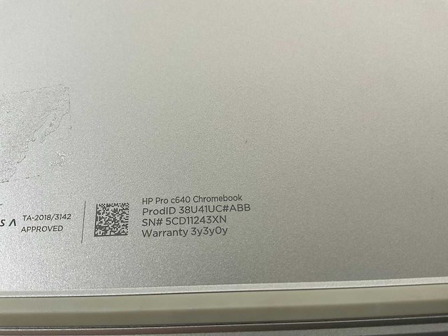 Hp pro c640 13.5”, core(tm) i5 10th gen, 8 gb ram, 64 gb ssd chromebooks (3x) - afbeelding 3 van  12