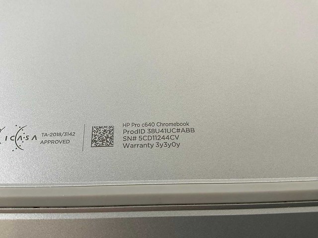 Hp pro c640 13.5”, core(tm) i5 10th gen, 8 gb ram, 64 gb ssd chromebooks (3x) - afbeelding 9 van  12