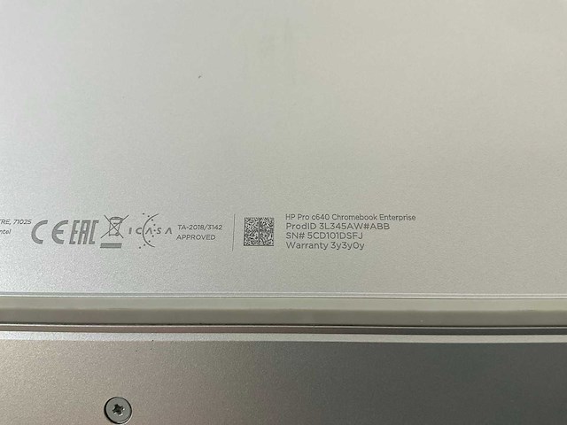 Hp pro c640 13.5”, core(tm) i5 10th gen, 8 gb ram, 64 gb ssd chromebooks (3x) - afbeelding 21 van  22