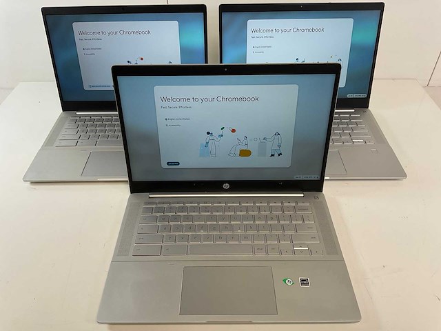 Hp pro c640 13.5”, core(tm) i5 10th gen, 8 gb ram, 64 gb ssd chromebooks (3x) - afbeelding 1 van  17