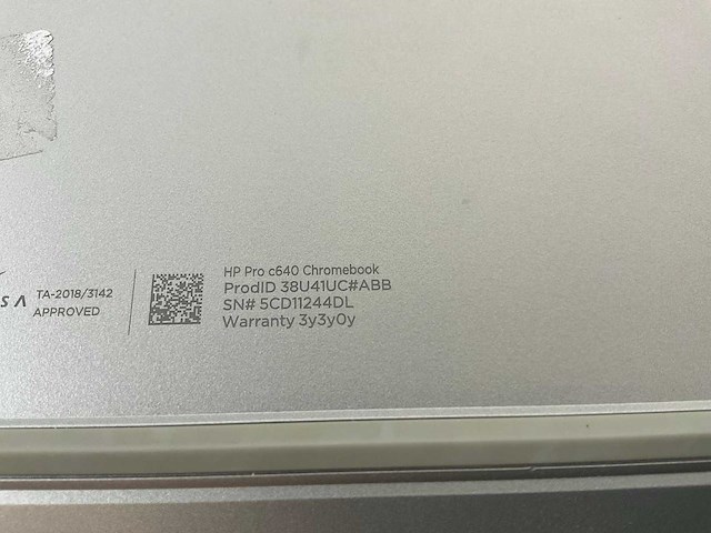 Hp pro c640 13.5”, core(tm) i5 10th gen, 8 gb ram, 64 gb ssd chromebooks (3x) - afbeelding 10 van  11