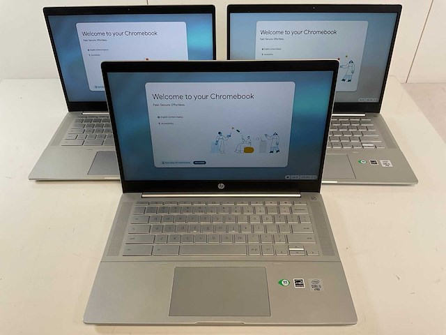 Hp pro c640 13.5”, core(tm) i5 10th gen, 8 gb ram, 64 gb ssd chromebooks (3x) - afbeelding 1 van  18