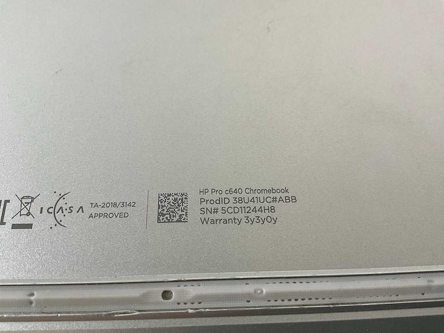 Hp pro c640 13.5”, core(tm) i5 10th gen, 8 gb ram, 64 gb ssd chromebooks (3x) - afbeelding 13 van  19