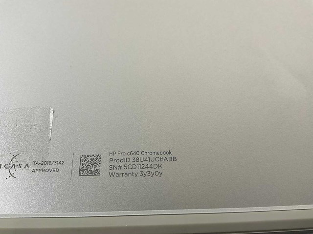 Hp pro c640 13.5”, core(tm) i5 10th gen, 8 gb ram, 64 gb ssd chromebooks (3x) - afbeelding 7 van  18