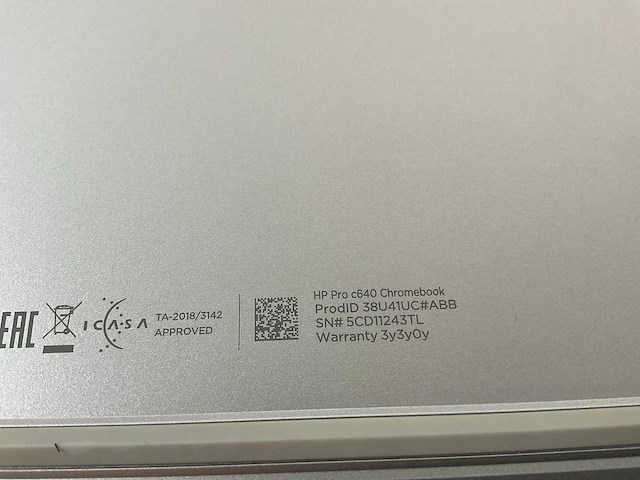 Hp pro c640 13.5”, core(tm) i5 10th gen, 8 gb ram, 64 gb ssd chromebooks (3x) - afbeelding 14 van  15