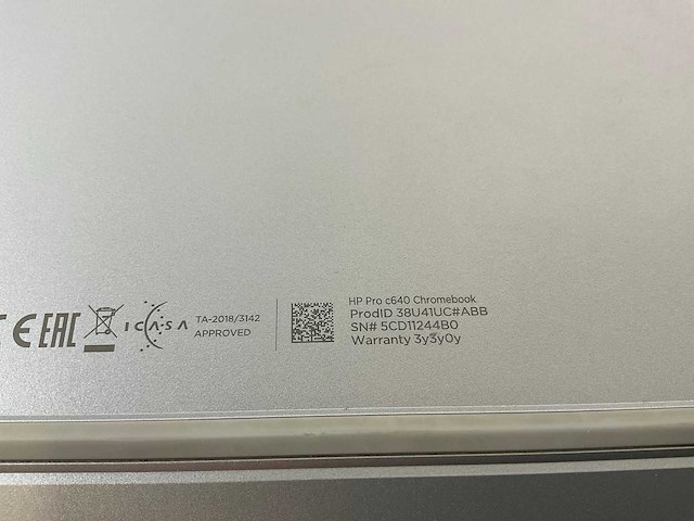 Hp pro c640 13.5”, core(tm) i5 10th gen, 8 gb ram, 64 gb ssd chromebooks (3x) - afbeelding 10 van  11