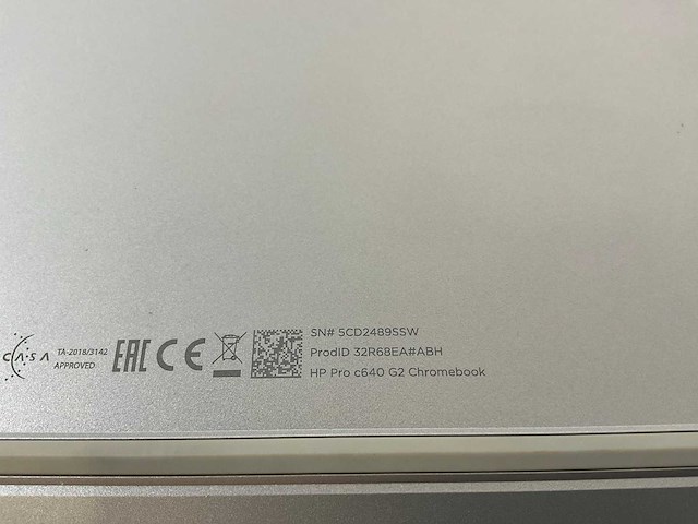 Hp pro c640 13.5”, core(tm) i5 10th gen, 8 gb ram, 64 gb ssd chromebooks (3x) - afbeelding 7 van  22
