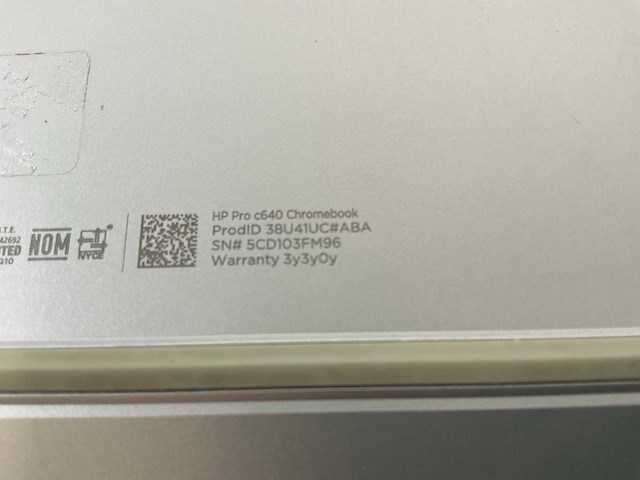 Hp pro c640 13.5”, core(tm) i5 10th gen, 8 gb ram, 64 gb ssd chromebooks (3x) - afbeelding 15 van  22