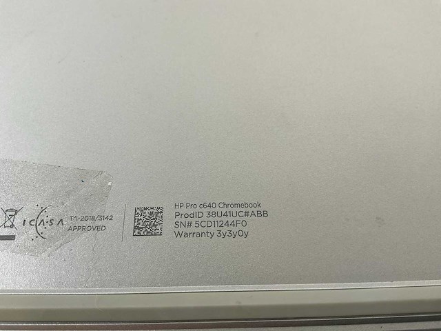 Hp pro c640 13.5”, core(tm) i5 10th gen, 8 gb ram, 64 gb ssd chromebooks (3x) - afbeelding 7 van  22