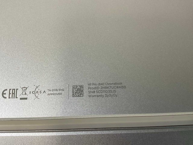 Hp pro c640 14”, core i5 10th gen, 8 gb ram, 64 gb nvme chromebooks (2x) - afbeelding 8 van  16