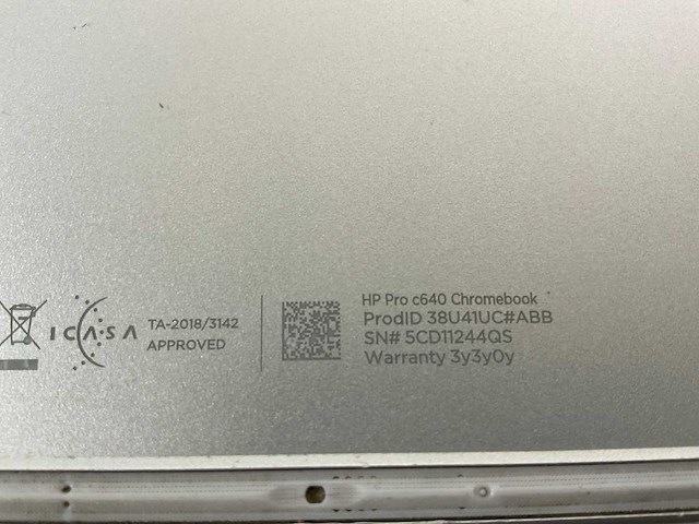 Hp pro c640 14”, core i5 10th gen, 8 gb ram, 64 gb ssd chromebooks (2x) - afbeelding 7 van  16