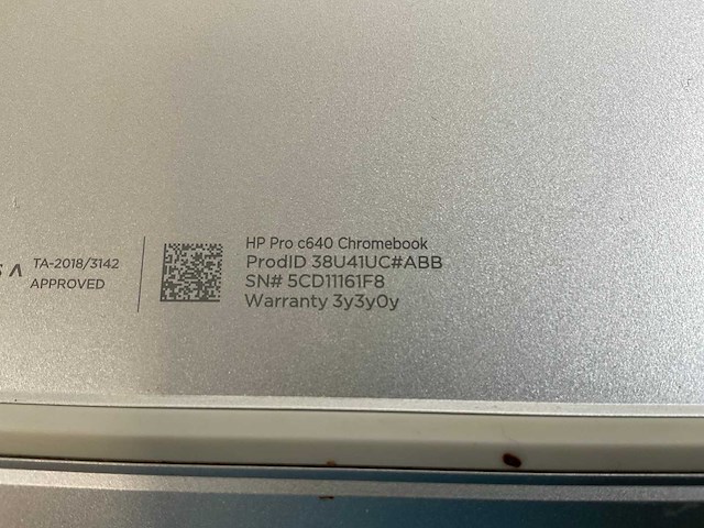 Hp pro c640 14”, core i5 10th gen, 8 gb ram, 64 gb ssd touchscreen chromebooks (3x) - afbeelding 23 van  23