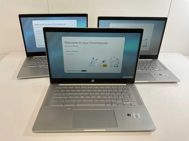 Hp pro c640 14”, core i5 10th gen, 8 gb ram, 64 gb ssd touchscreen chromebooks (3x) - afbeelding 1 van  22