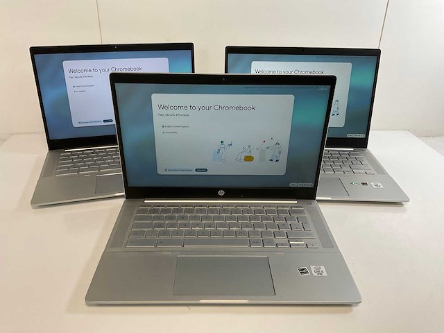 Hp pro c640 14”, core i5 10th gen, 8 gb ram, 64 gb ssd touchscreen chromebooks (3x) - afbeelding 1 van  23