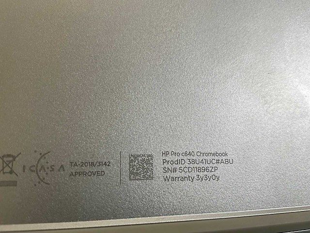 Hp pro c640 14”, core i5 10th gen, 8 gb ram, 64 gb ssd touchscreen chromebooks (3x) - afbeelding 14 van  14