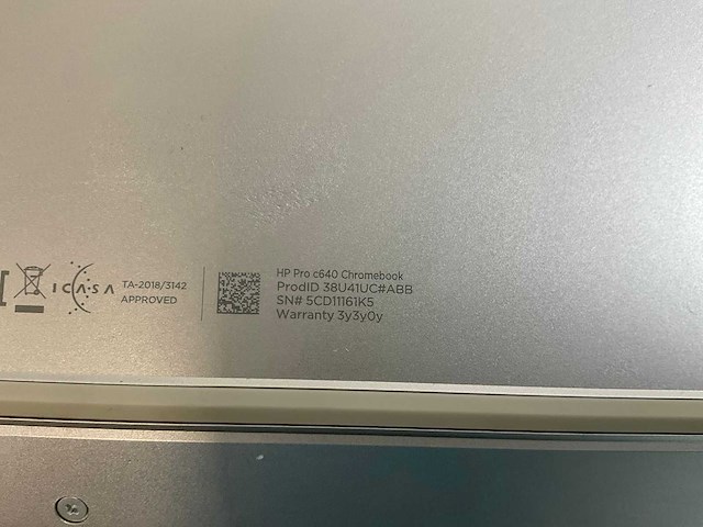 Hp pro c640 14”, core i5 10th gen, 8 gb ram, 64 gb ssd touchscreen chromebooks (3x) - afbeelding 23 van  23