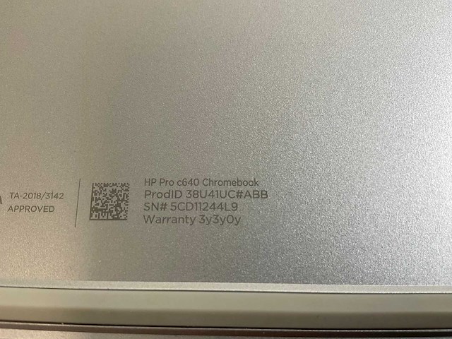 Hp pro c640 14”, core i5 10th gen, 8 gb ram, 64 gb ssd touchscreen chromebooks (3x) - afbeelding 8 van  23
