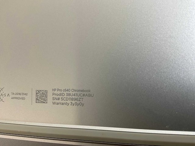 Hp pro c640 14”, core i5 10th gen, 8 gb ram, 64 gb ssd touchscreen chromebooks (3x) - afbeelding 8 van  23