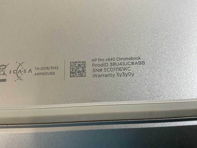 Hp pro c640 14”, core i5 10th gen, 8 gb ram, 64 gb ssd touchscreen chromebooks (3x) - afbeelding 8 van  23