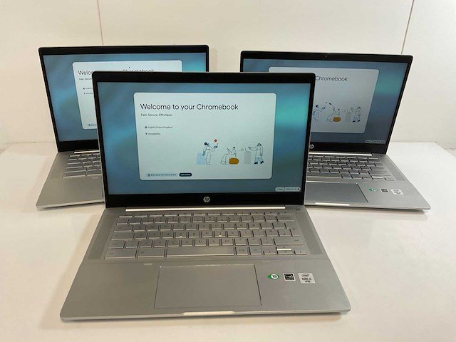 Hp pro c640 14”, core i5 10th gen, 8 gb ram, 64 gb ssd touchscreen chromebooks (3x) - afbeelding 1 van  23