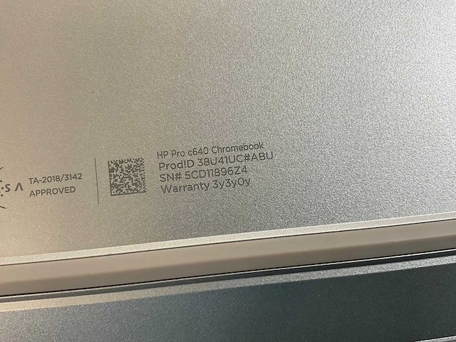 Hp pro c640 14”, core i5 10th gen, 8 gb ram, 64 gb ssd touchscreen chromebooks (3x) - afbeelding 16 van  23