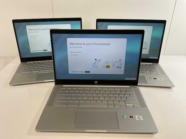 Hp pro c640 14”, core i5 10th gen, 8 gb ram, 64 gb ssd touchscreen chromebooks (3x) - afbeelding 1 van  23