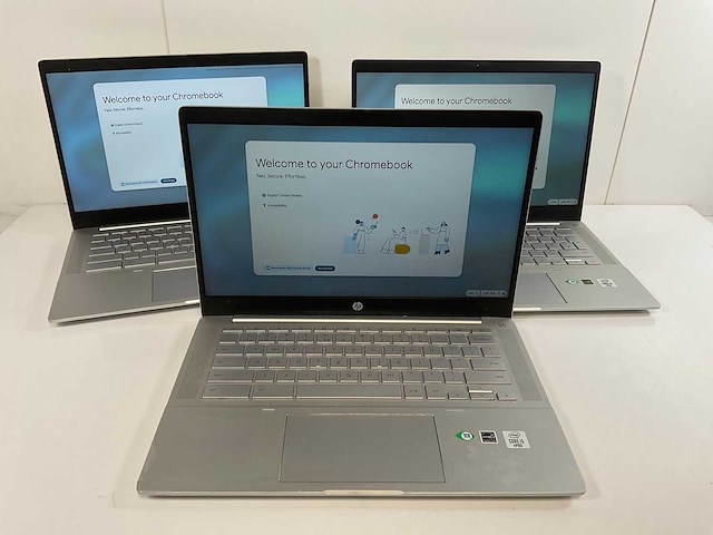 Hp pro c640 14”, core i5 10th gen, 8 gb ram, 64 gb ssd touchscreen chromebooks (3x) - afbeelding 1 van  23