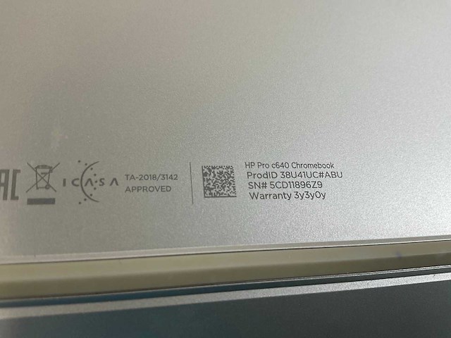Hp pro c640 14”, core i5 10th gen, 8 gb ram, 64 gb ssd touchscreen chromebooks (3x) - afbeelding 23 van  23