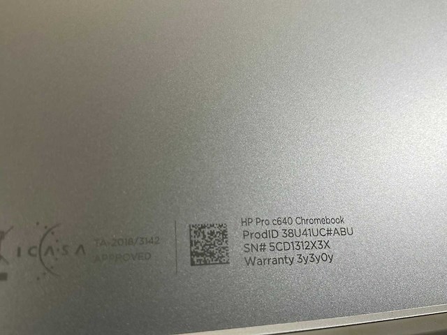 Hp pro c640 14”, core i5 10th gen, 8 gb ram, 64 gb ssd touchscreen chromebooks (3x) - afbeelding 16 van  23