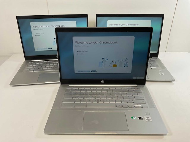 Hp pro c640 14”, core i5 10th gen, 8 gb ram, 64 gb ssd touchscreen chromebooks (3x) - afbeelding 1 van  23