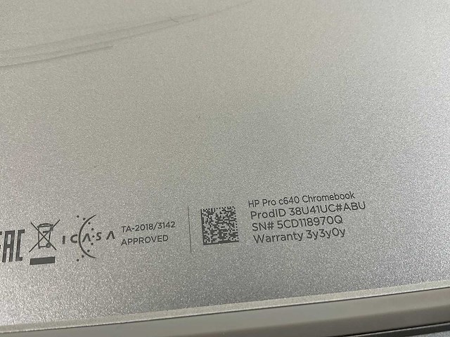 Hp pro c640 14”, core i5 10th gen, 8 gb ram, 64 gb ssd touchscreen chromebooks (3x) - afbeelding 8 van  23