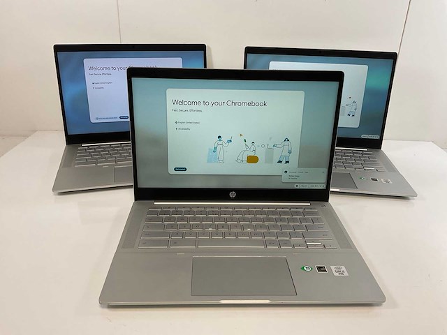 Hp pro c640 14”, core i5 10th gen, 8 gb ram, 64 gb ssd touchscreen chromebooks (3x) - afbeelding 1 van  23
