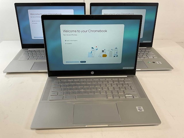 Hp pro c640 14”, core(tm) i5 10th gen, 8 gb ram, 64 gb ssd chromebooks (3x) - afbeelding 1 van  12