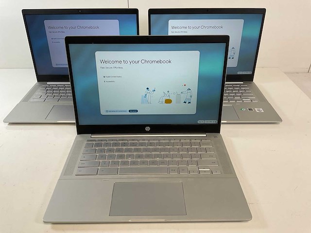 Hp pro c640 14”, core(tm) i5 10th gen, 8 gb ram, 64 gb ssd chromebooks (3x) - afbeelding 1 van  22