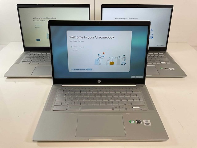 Hp pro c640 14”, core(tm) i5 10th gen, 8 gb ram, 64 gb ssd chromebooks (3x) - afbeelding 1 van  23
