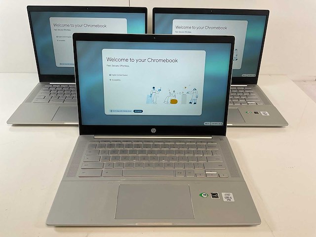 Hp pro c640 14”, core(tm) i5 10th gen, 8 gb ram, 64 gb ssd chromebooks (3x) - afbeelding 1 van  23