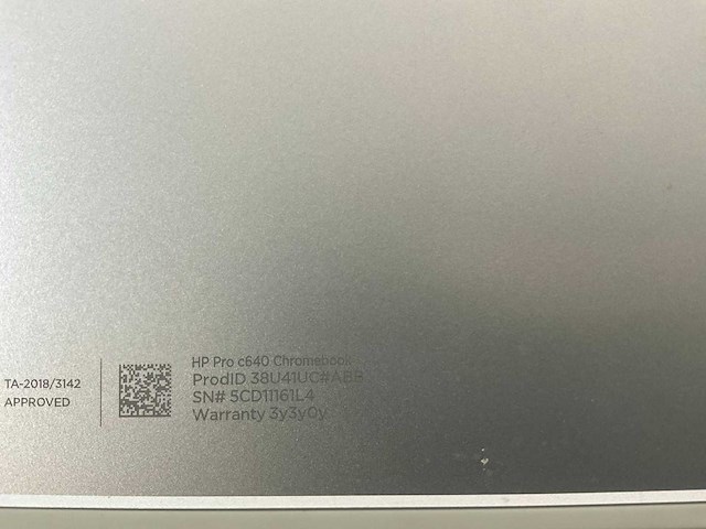 Hp pro c640 14”, core(tm) i5 10th gen, 8 gb ram, 64 gb ssd chromebooks (3x) - afbeelding 9 van  9