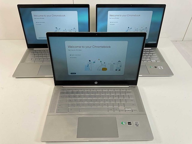 Hp pro c640 14”, core(tm) i5 10th gen, 8 gb ram, 64 gb ssd chromebooks (3x) - afbeelding 1 van  15