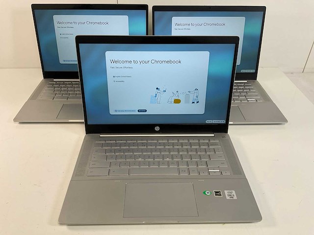 Hp pro c640 14”, core(tm) i5 10th gen, 8 gb ram, 64 gb ssd chromebooks (3x) - afbeelding 1 van  22
