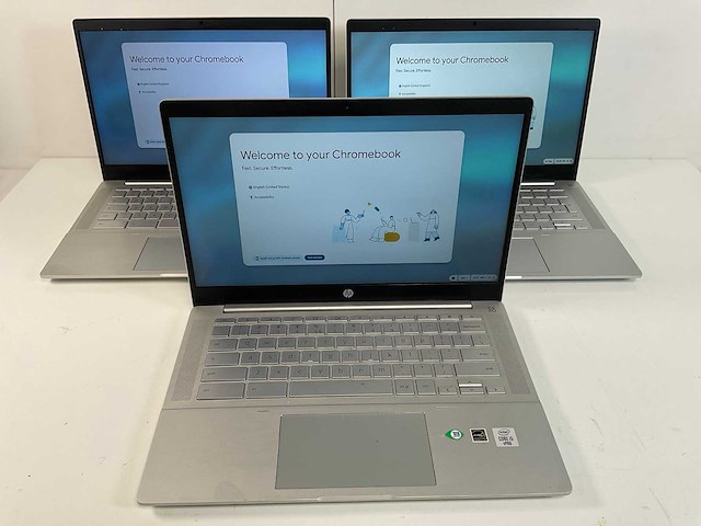 Hp pro c640 14”, core(tm) i5 10th gen, 8 gb ram, 64 gb ssd chromebooks (3x) - afbeelding 1 van  19